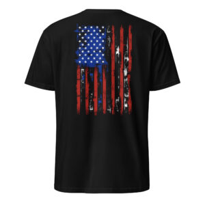 Red &. Blue Flag Short-Sleeve Unisex T-Shirt